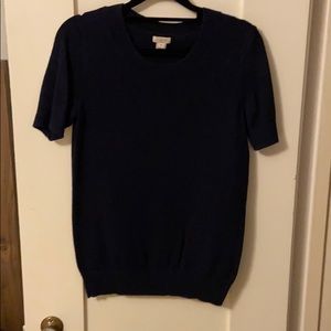 Short sleeved top from J. Crew in Navy Blue!